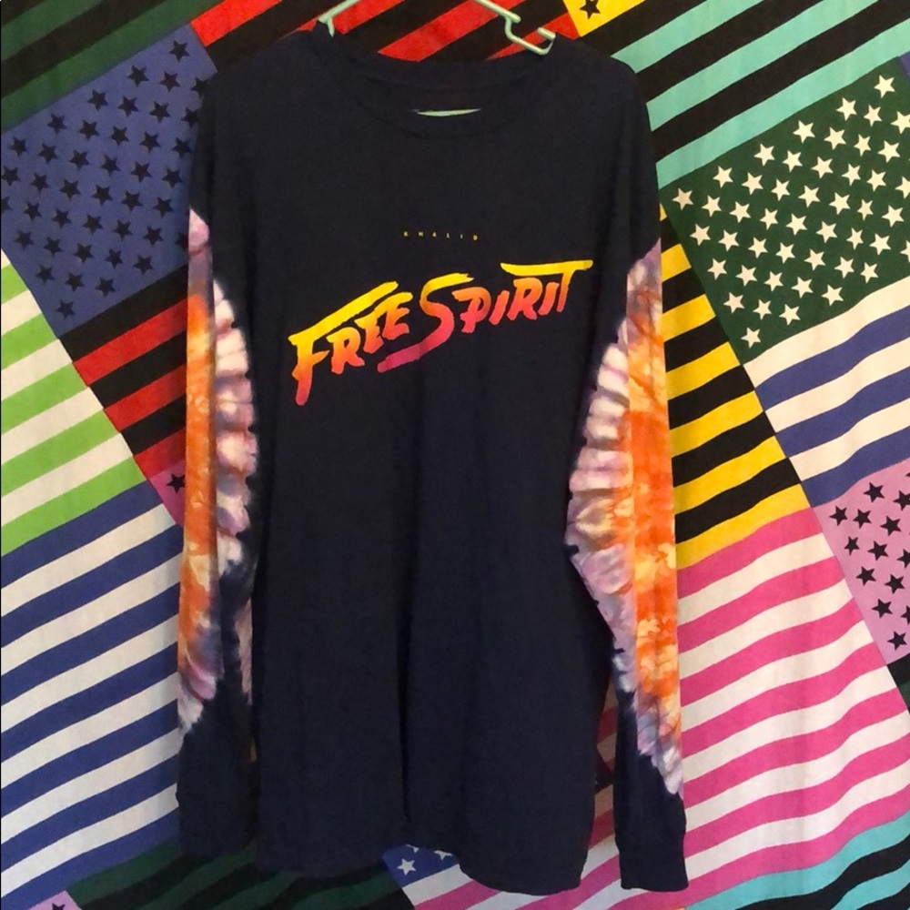 Khalid Free Spirit Long Sleeve Tie Dye T-Shirt!